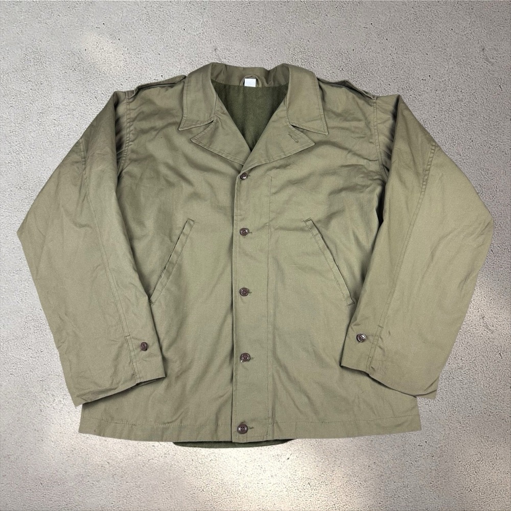 M1941 M41 US Army Field Jacket Repro Mens 46R Olive Drab WWII